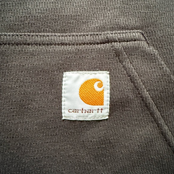 Carhartt Men’s 1/4 Zip Black Pullover Sweater - Size M - Picture 5 of 10